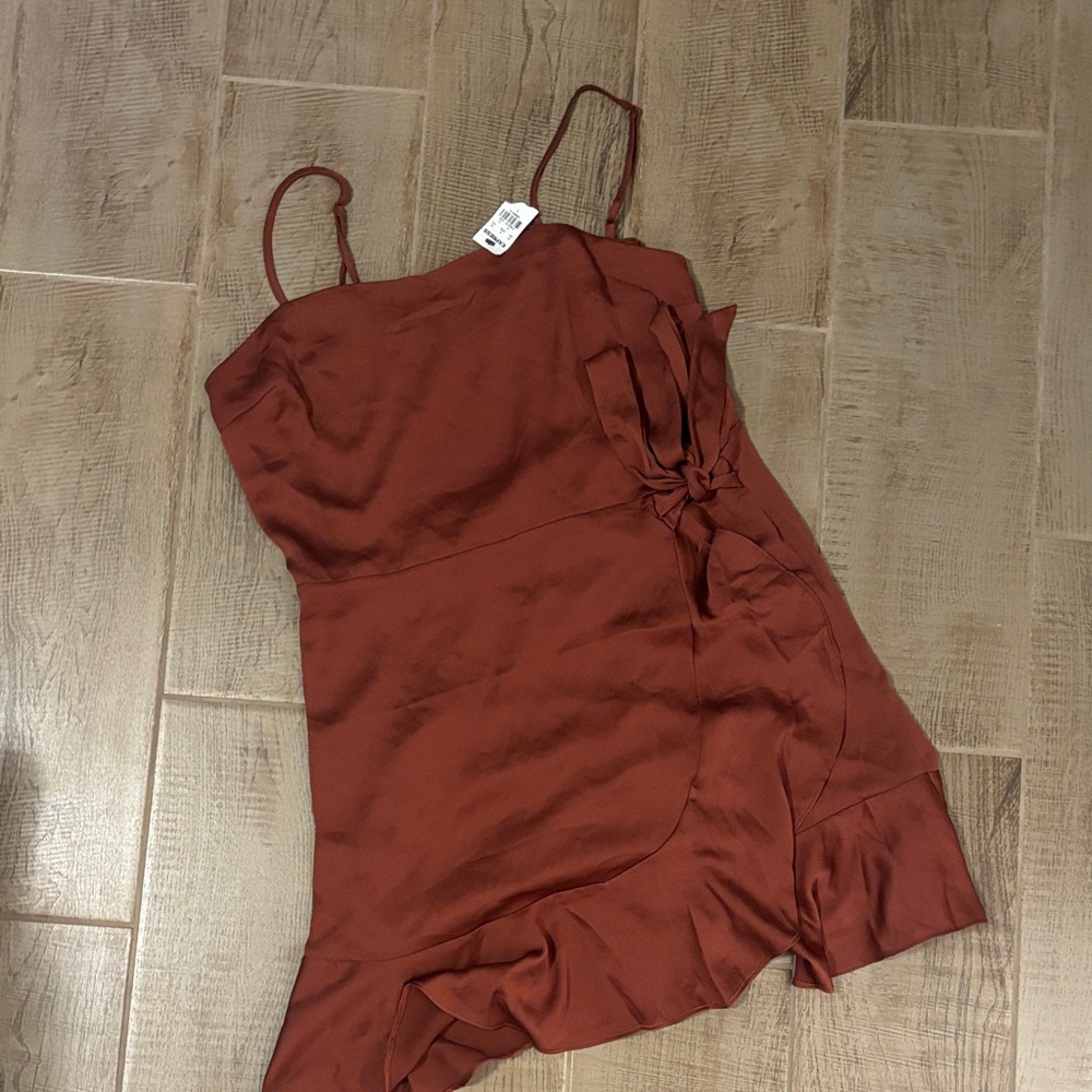 Express Rust Mini Dress Size L